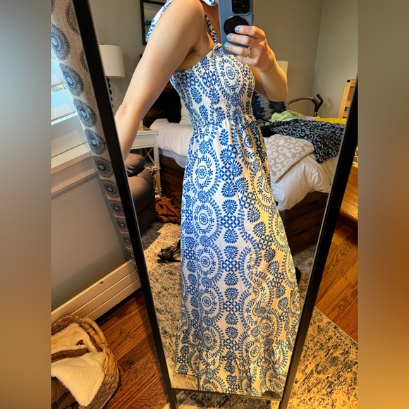 Unbranded blue and white “nap dress” - Picture 2 of 3